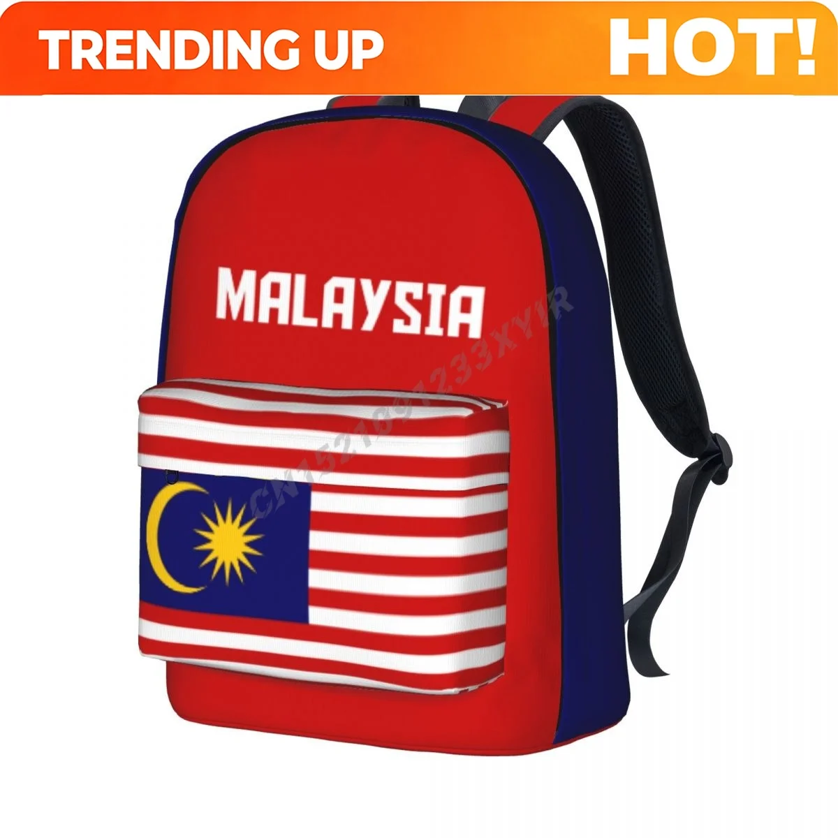 Phone Cases Malaysia - Bolsa personalizada, mochila unisex con bandera
