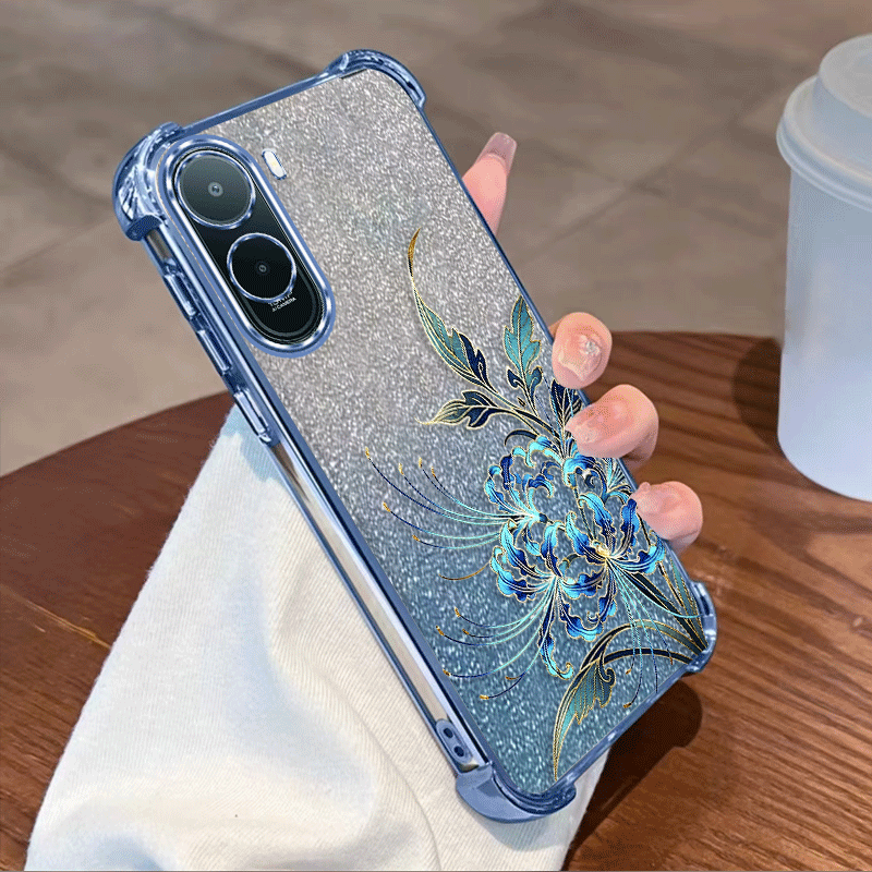 Glitter Shockproof Case - Funda con Recubrimiento Brillante para Xiaomi