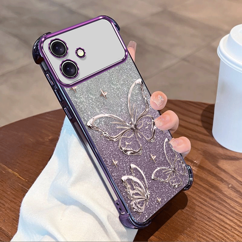 Glitter Shockproof Case - Funda con revestimiento brillante para Infinix