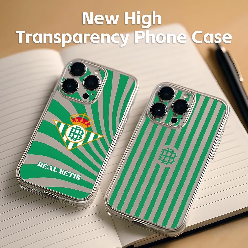 Phone Cases Iphone 12 - Funda Transparente R-Real Luxury B-Betis-s para