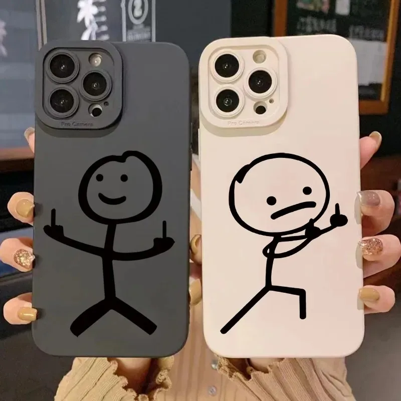 Phone Cases Cute Iphone 14 - Funda de Silicona Mate con Diseño