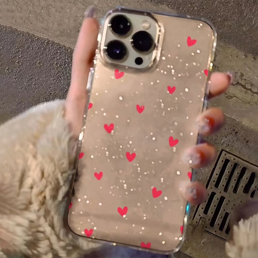 Glitter Shockproof Case - Funda de Teléfono de Lujo Simple