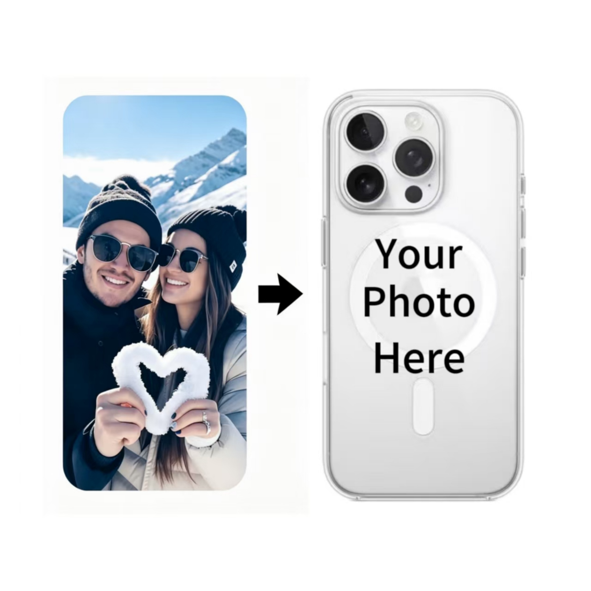 Phone Cases With Pictures - Funda Magnética para iPhone 13 11