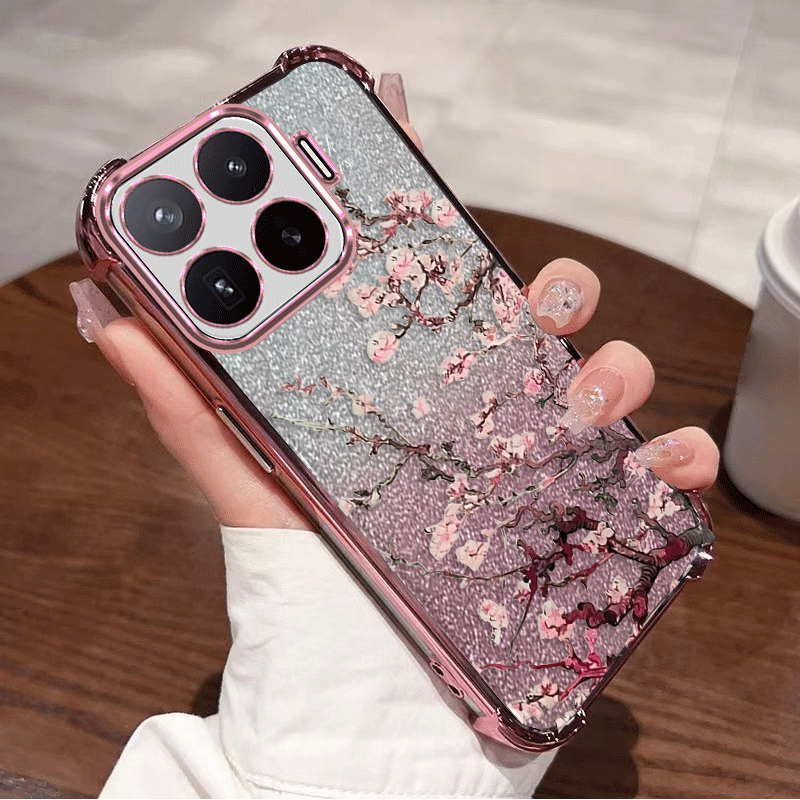 Glitter Shockproof Case - Funda protectora con revestimiento brillante para
