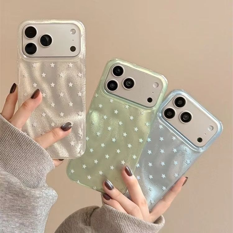 Phone Cases Green - Funda de teléfono brillante con pentagrama