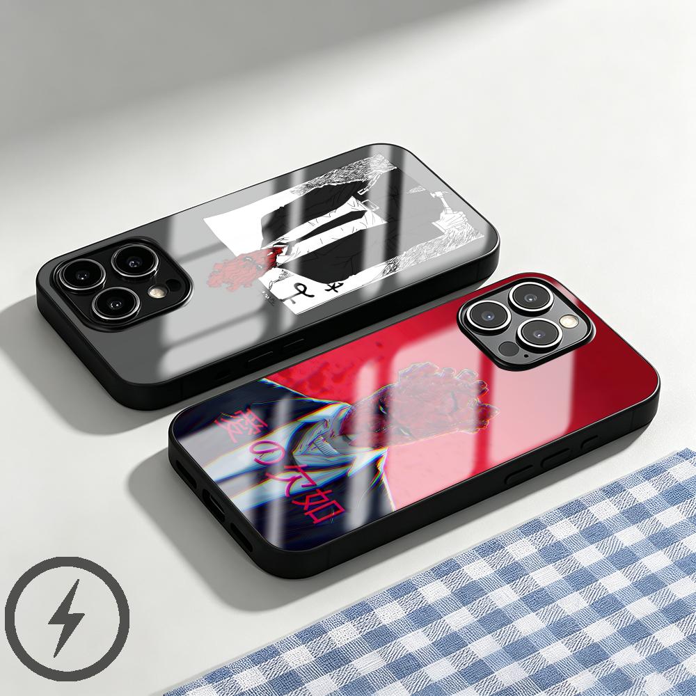 Phone Cases Xr - Funda Magnética de Cristal para iPhone