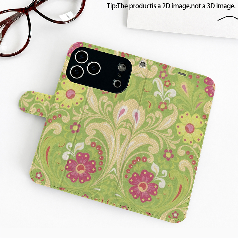 Funda de teléfono de cuero art - Flip Leather Case reseña y precio