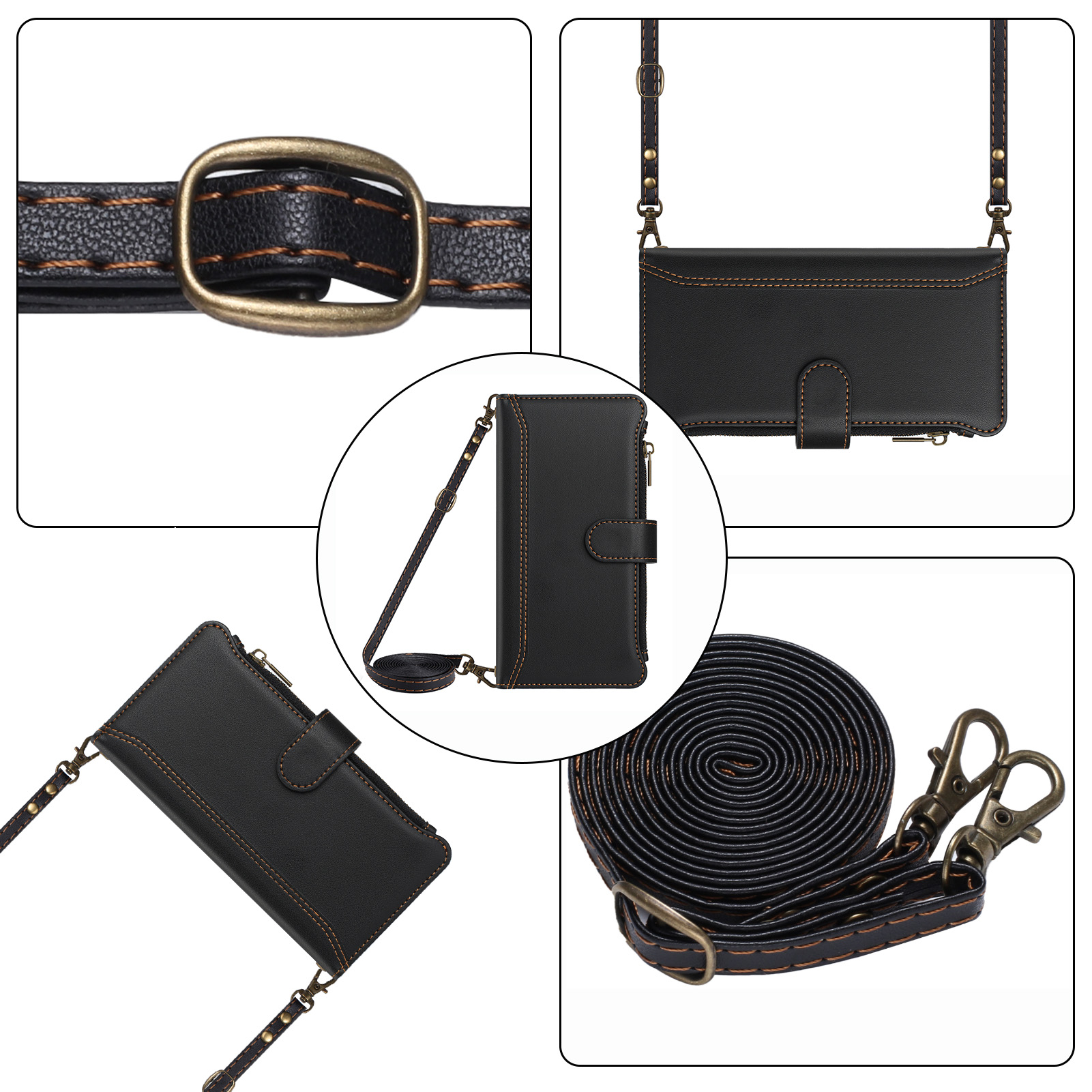 Funda de cuero PU tipo cartera - Flip Leather Case reseña y precio