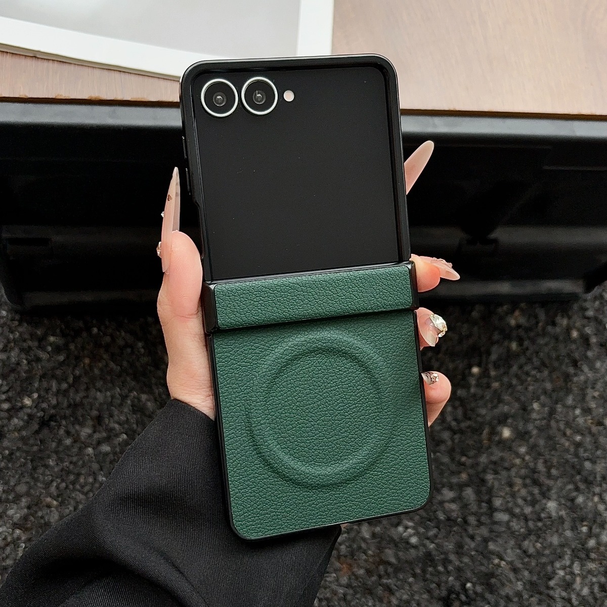 Funda magnética de cuero de lu - Flip Leather Case reseña y precio