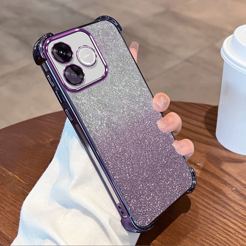 Funda protectora con revestimi - Glitter Shockproof Case reseña y precio