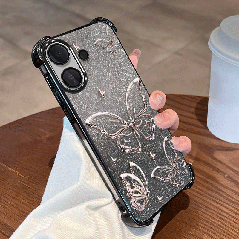 Funda protectora con revestimi - Glitter Shockproof Case reseña y precio