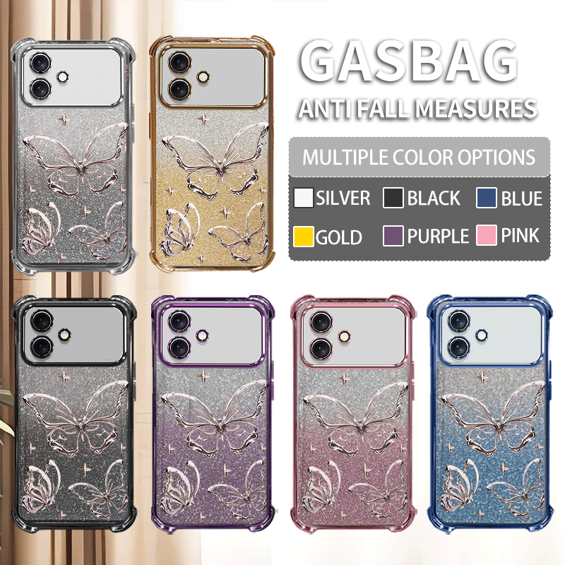 Funda con revestimiento brilla - Glitter Shockproof Case reseña y precio