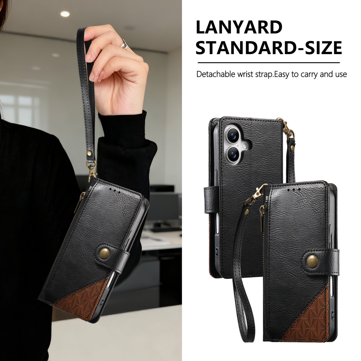 Funda de piel sintética con cr - Flip Leather Case reseña y precio