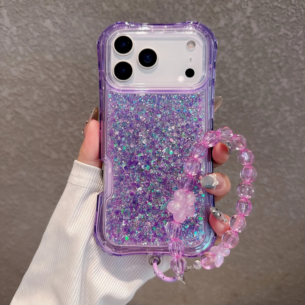 Funda Transparente de Lujo con - Glitter Shockproof Case reseña y precio