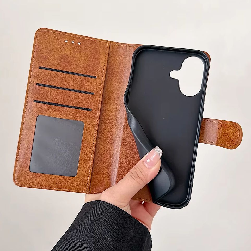 Funda de piel sintética tipo c - Flip Leather Case reseña y precio