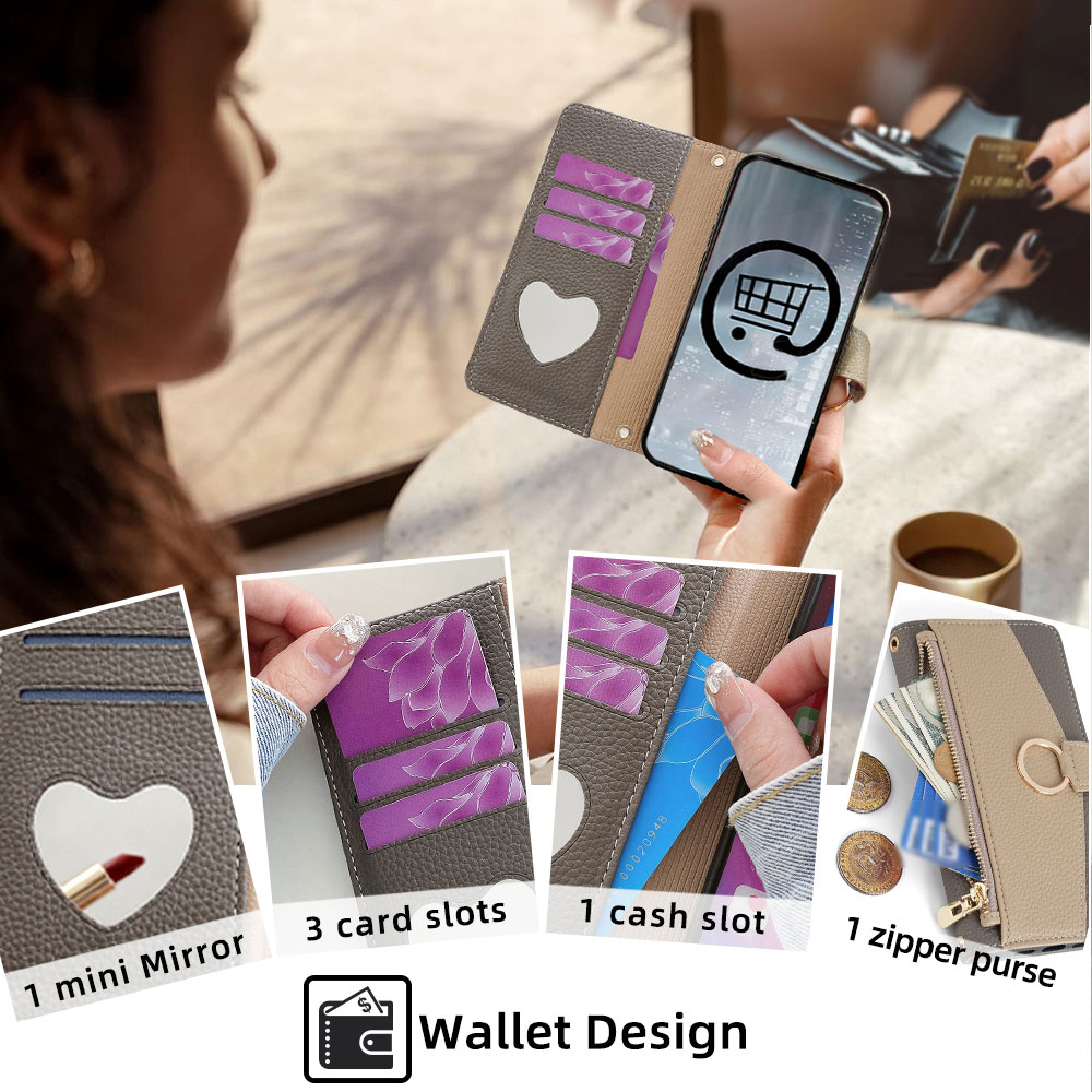 Funda de teléfono cruzada de n - Flip Leather Case reseña y precio