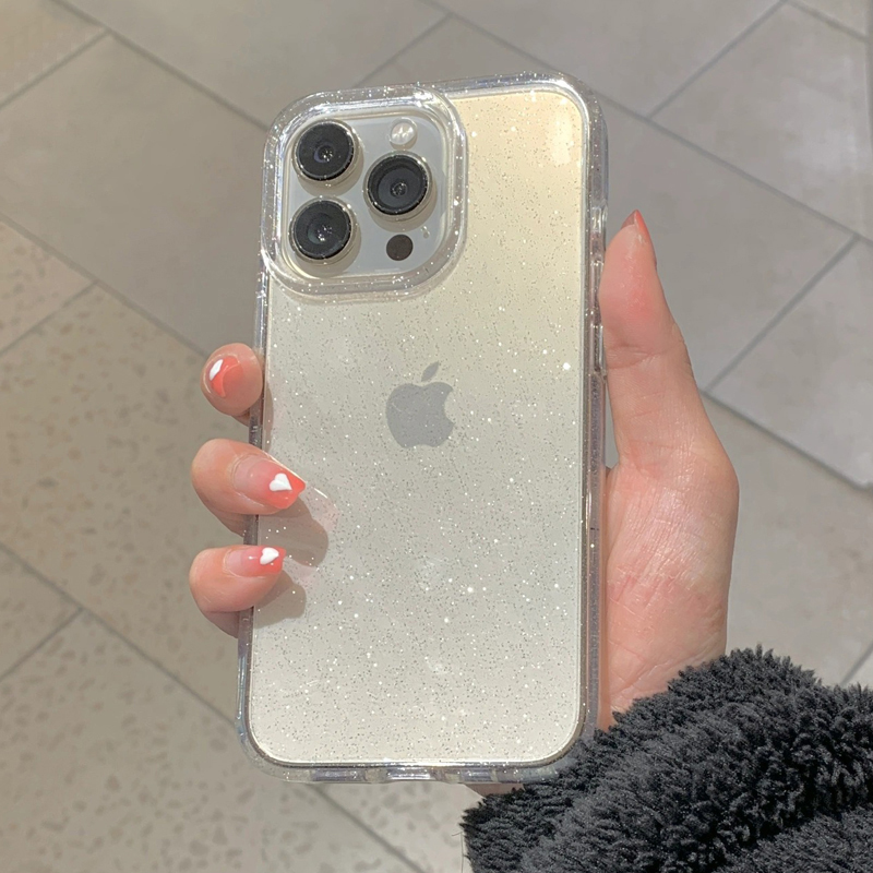 Funda de teléfono transparente - Glitter Shockproof Case reseña y precio