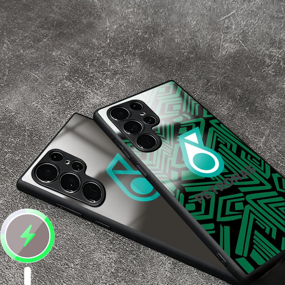 Funda magnética de cristal con - Phone Cases Malaysia reseña y precio