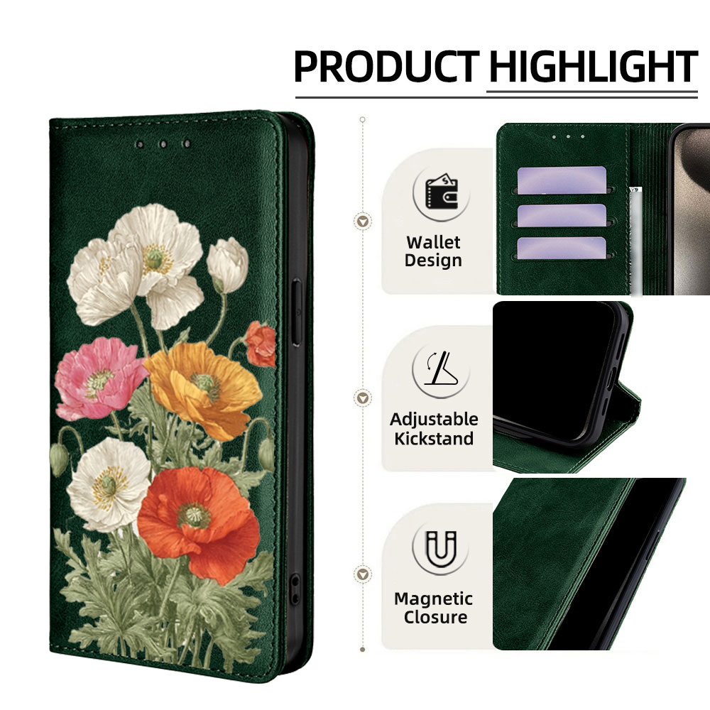 Funda tipo cartera magnética d - Flip Leather Case reseña y precio
