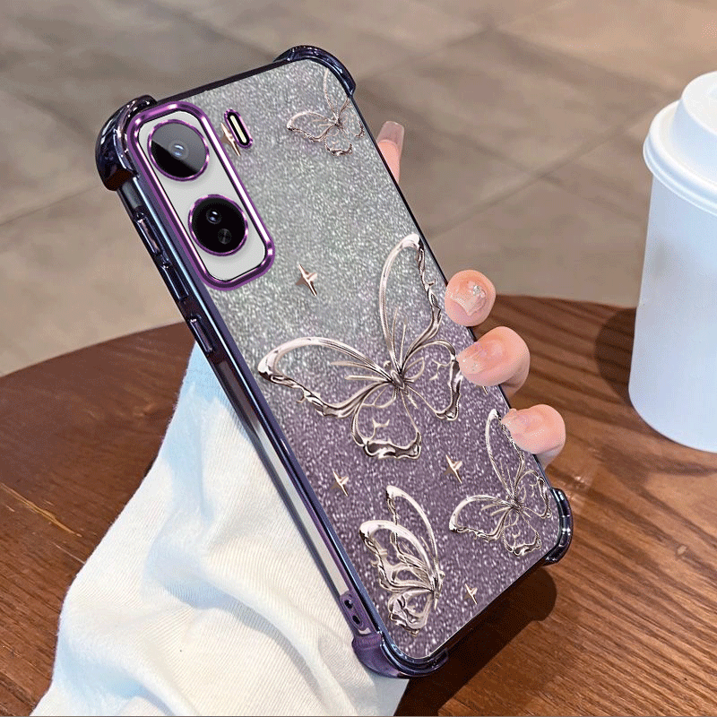Funda con revestimiento brilla - Glitter Shockproof Case reseña y precio