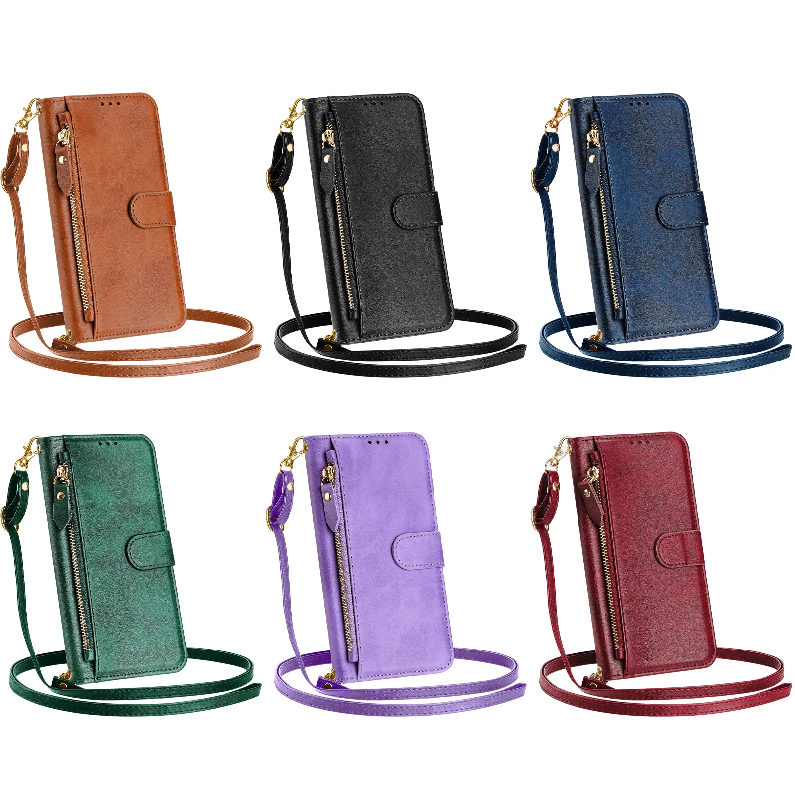 Funda tipo billetera de cuero  - Flip Leather Case reseña y precio