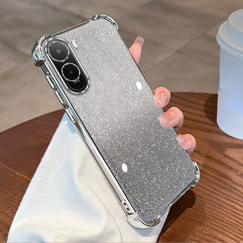 Funda protectora transparente  - Glitter Shockproof Case reseña y precio