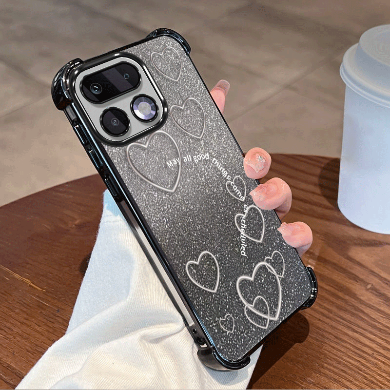 Funda protectora con revestimi - Glitter Shockproof Case reseña y precio